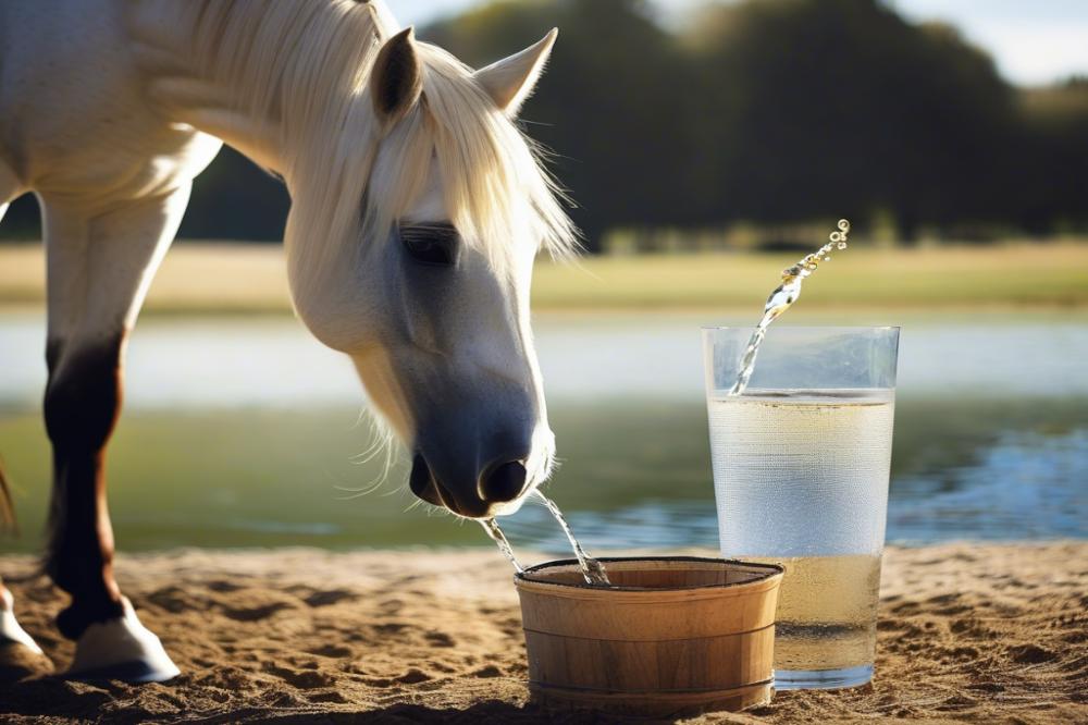 encouraging-horse-to-drink-more