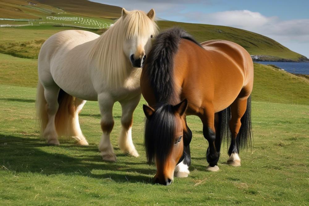 grooming-and-cleaning-shetland-ponies