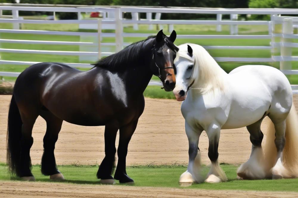 percheron-vs-clydesdale-horse