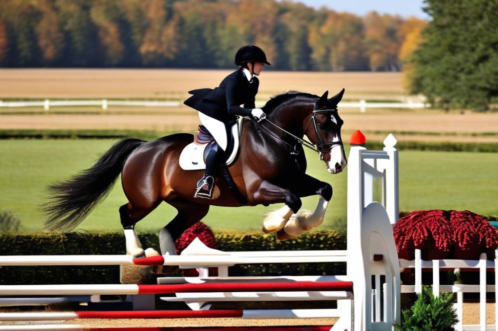 show-jumping-and-dressage-with-a-clydesdale-horse