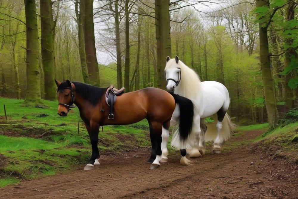 through-the-woods-with-irish-cob-horses