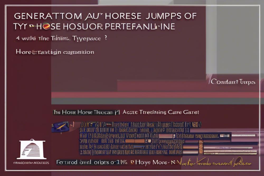 types-of-horse-jumps